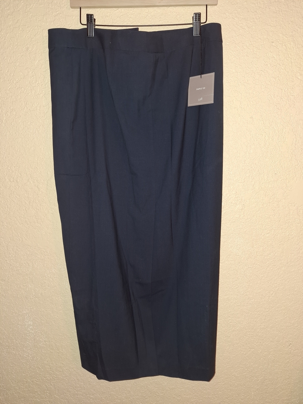 J. Jill Navy Pencil Skirt